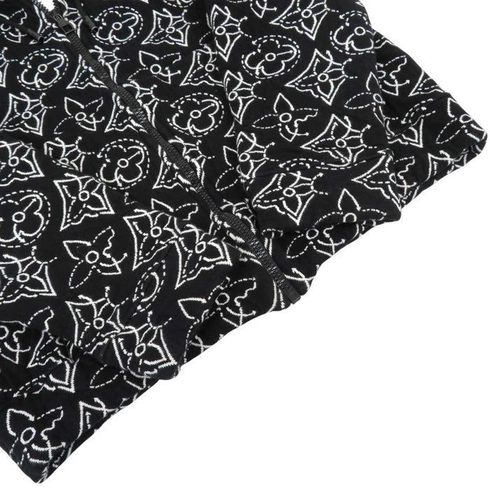 LOUIS VUITTON 
LV ロゴ 総柄 スウェット RM212M DM0 HLY12W 
NBA コラボ モノグラム ジップアップ フーディ