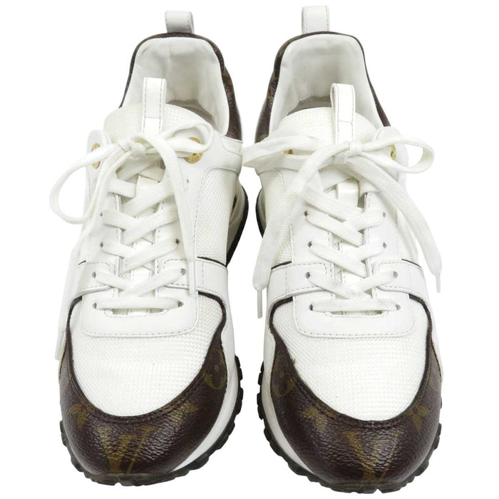 LOUIS VUITTON 
LVサークル ロゴ メッシュ レザー 2022年製 
ランアウェイ スニーカー 
モノグラム