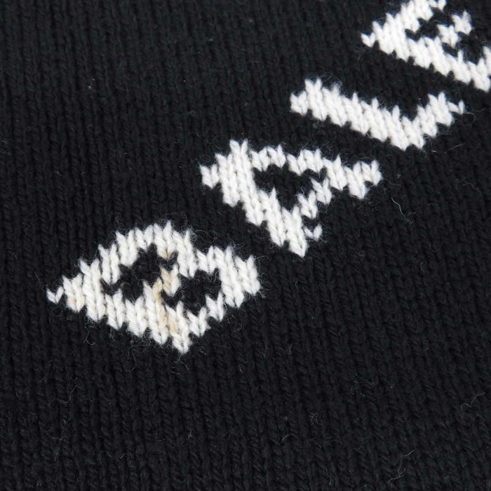 BALENCIAGA 
総柄 キャメル混 ウール混 
オールオーバーロゴ ニット