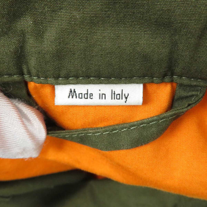 GUCCI 
コットン 
ヴィンテージロゴ バックプリント ミリタリージャケット