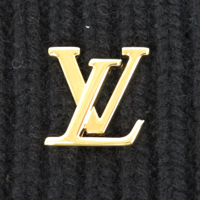 LOUIS VUITTON 
LV ロゴ フォックス ファー 
カシミヤ ニットキャップ
