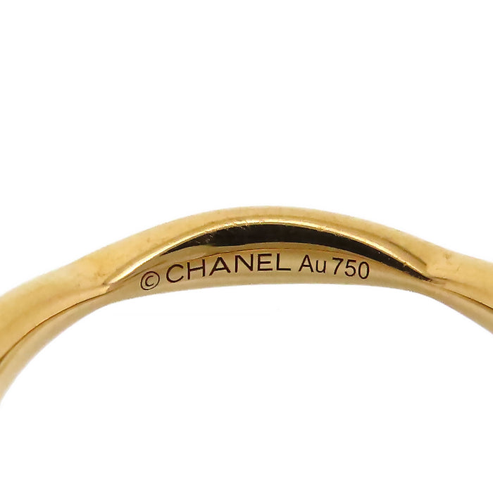 CHANEL 
カメリア ハーフエタニティ リング