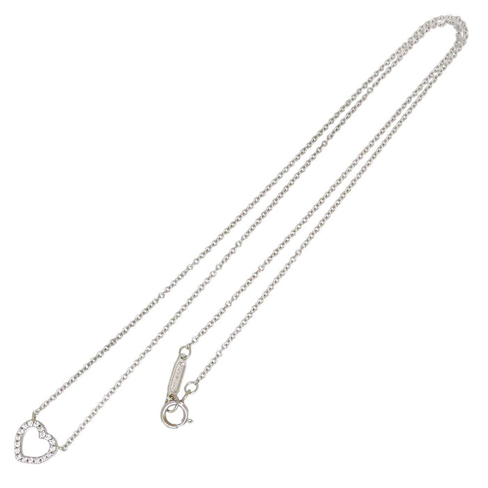 TIFFANY&Co. 
メトロハート ダイヤモンド ネックレス