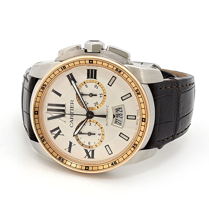 CARTIER 
カリブル ドゥ カルティエ クロノグラフ 
箱付