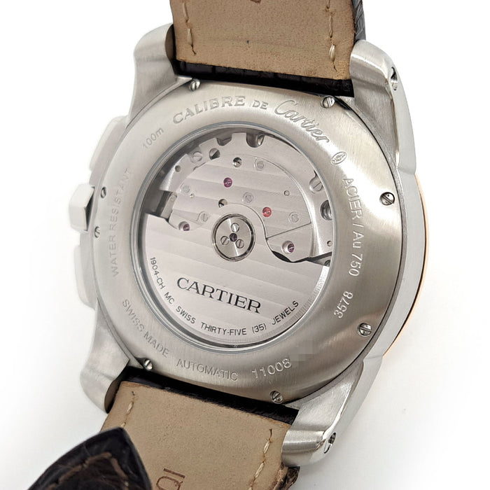 CARTIER 
カリブル ドゥ カルティエ クロノグラフ 
箱付