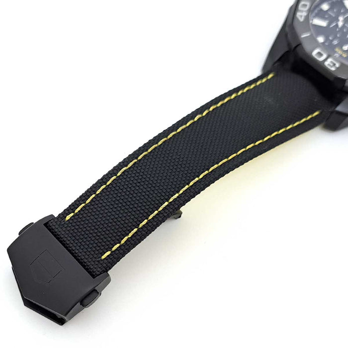 TAG HEUER 
アクアレーサー クロノグラフ ブラックバージョン 
箱ギャラ付