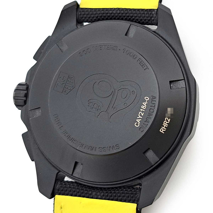 TAG HEUER 
アクアレーサー クロノグラフ ブラックバージョン 
箱ギャラ付