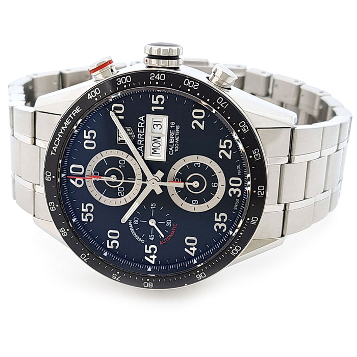 TAG HEUER
Carrera Calibro 16 Cronografo Giorno Data
Con scatola e garanzia