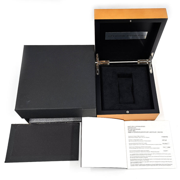 OFFICINE PANERAI 
ルミノール1950 ドゥエ 3デイズ オートマティック アッチャイオ 
箱ギャラ付