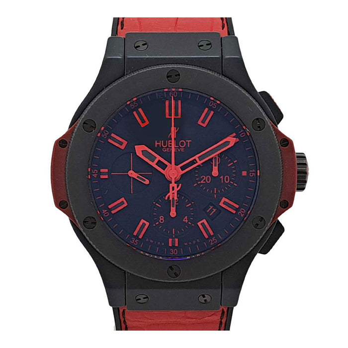 HUBLOT 
ビッグ・バン オールブラック レッド 
箱ギャラ付