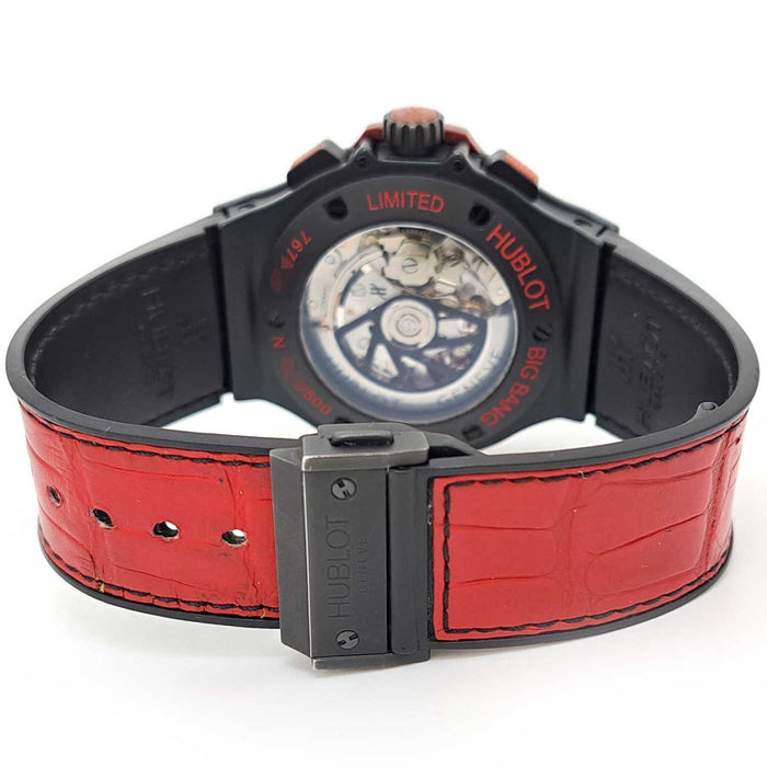 HUBLOT 
ビッグ・バン オールブラック レッド 
箱ギャラ付