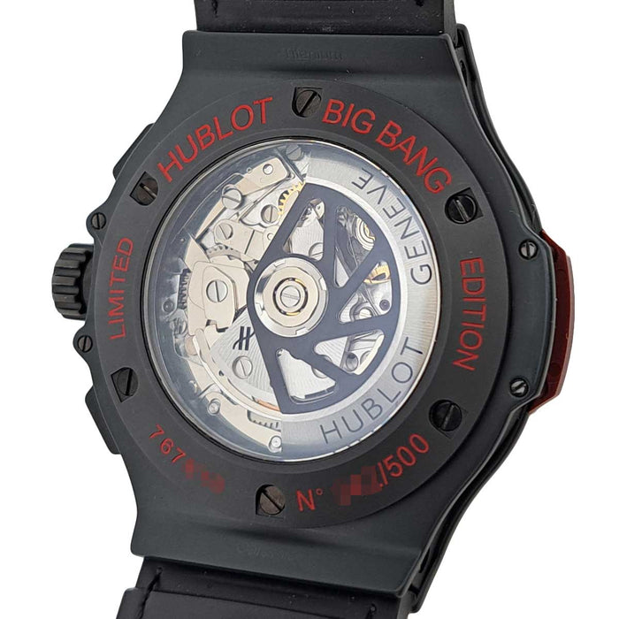 HUBLOT 
ビッグ・バン オールブラック レッド 
箱ギャラ付