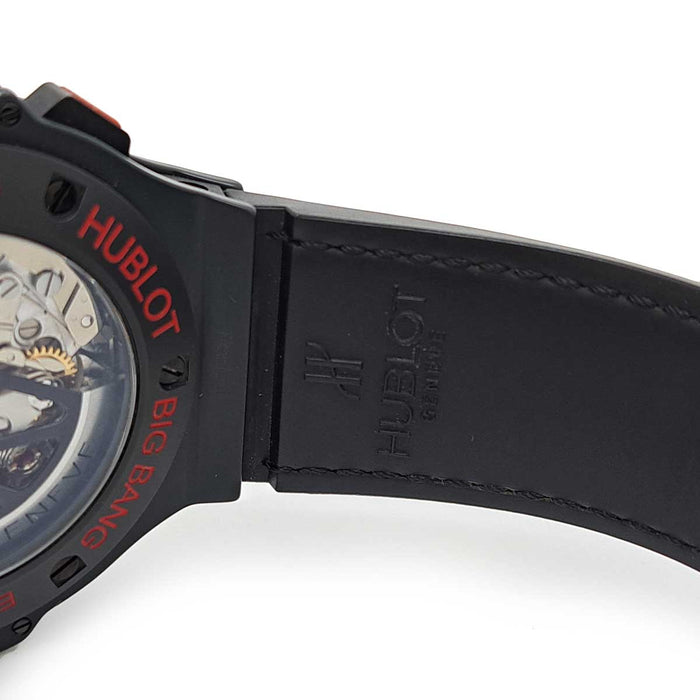 HUBLOT 
ビッグ・バン オールブラック レッド 
箱ギャラ付