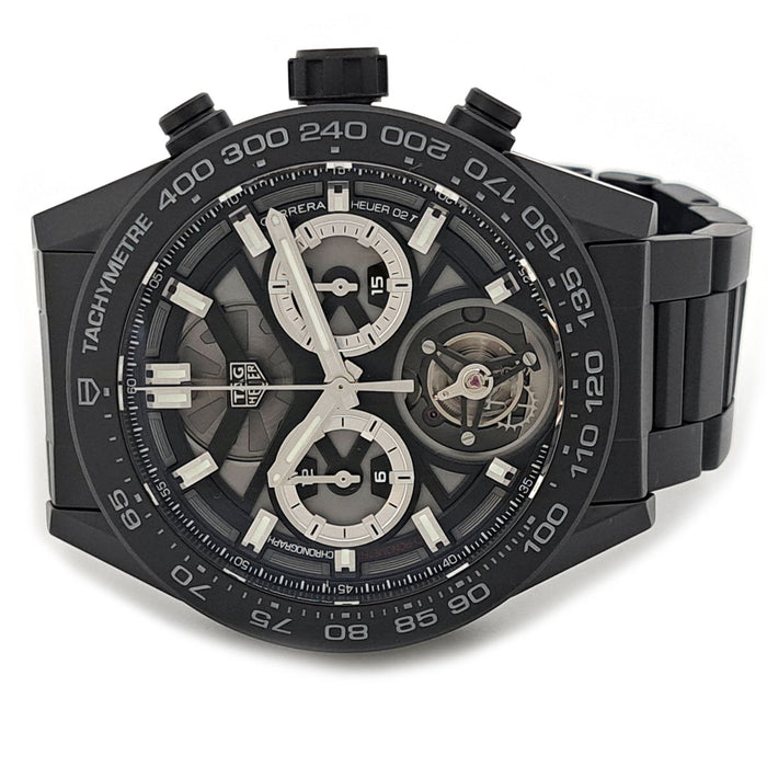 TAG HEUER 
カレラ トゥールビヨン クロノグラフ 
箱ギャラ付