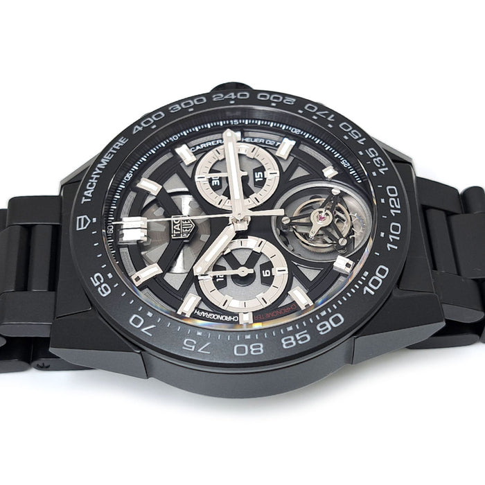 TAG HEUER 
カレラ トゥールビヨン クロノグラフ 
箱ギャラ付