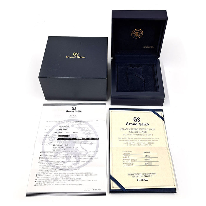 SEIKO 
グランドセイコー メカニカル Overhauled FULLSET 
箱ギャラ付