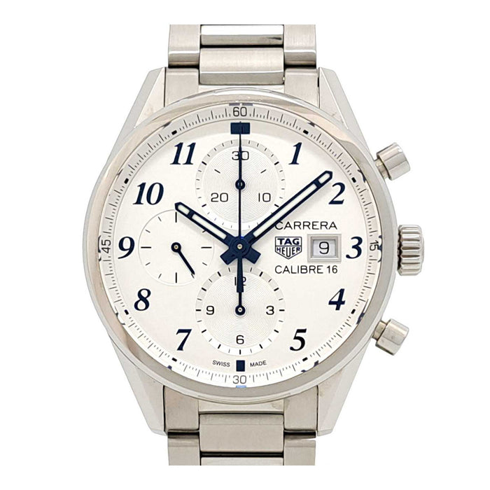 TAG HEUER 
カレラ キャリバー16 クロノグラフ ブルーエディション 
箱ギャラ付