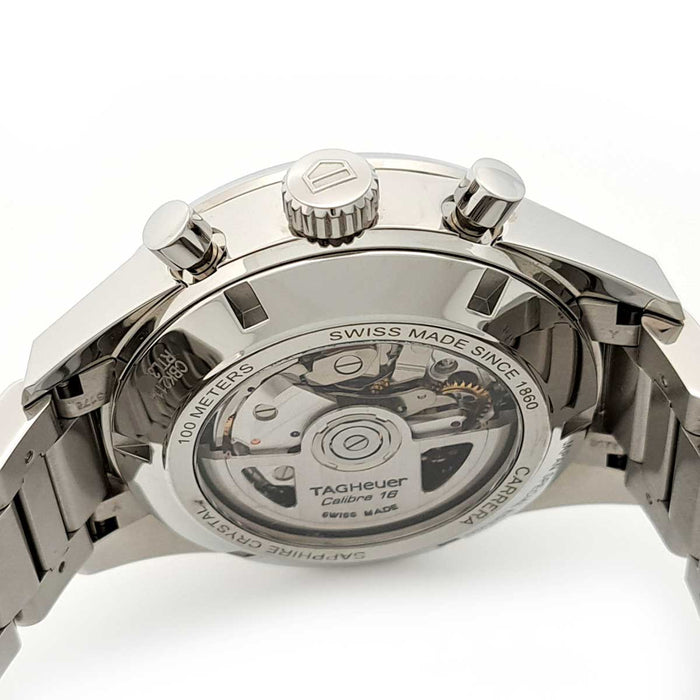 TAG HEUER 
カレラ キャリバー16 クロノグラフ ブルーエディション 
箱ギャラ付