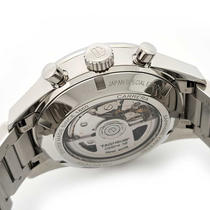 TAG HEUER 
カレラ キャリバー16 クロノグラフ ブルーエディション 
箱ギャラ付