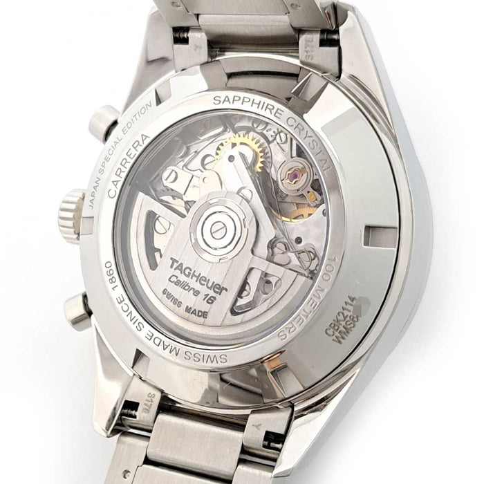 TAG HEUER 
カレラ キャリバー16 クロノグラフ ブルーエディション 
箱ギャラ付