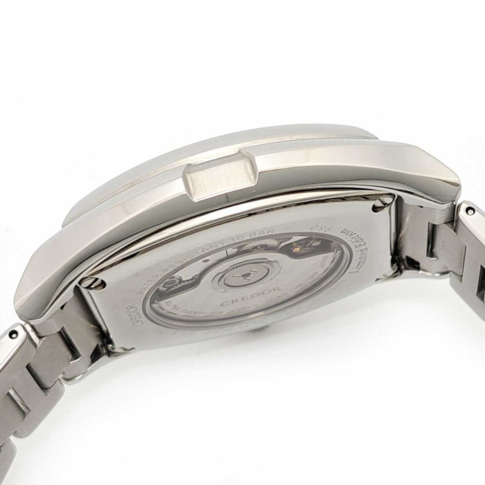 SEIKO 
Credor 45e anniversaire Tonneau 2P diamant 
Avec boîte