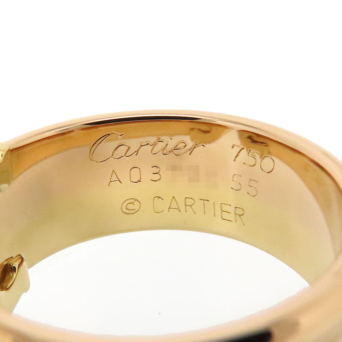 CARTIER 
2C リング LM スリーカラーゴールド