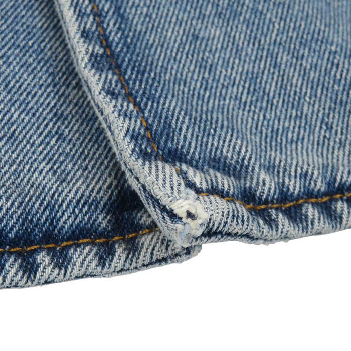 LOEWE 
ロゴ コットン 
アナグラム レザーパッチ デニムジャケット