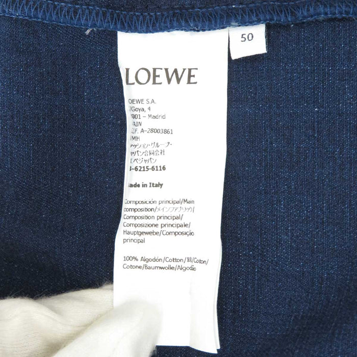 LOEWE 
ロゴ コットン 
アナグラム オーバー シャツ