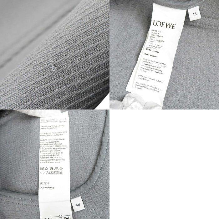 LOEWE 
ロゴ 
アナグラム エンブロイダリー ウール シャツ ジャケット