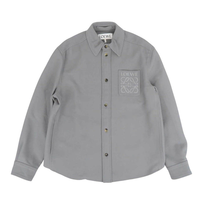 LOEWE 
ロゴ 
アナグラム エンブロイダリー ウール シャツ ジャケット