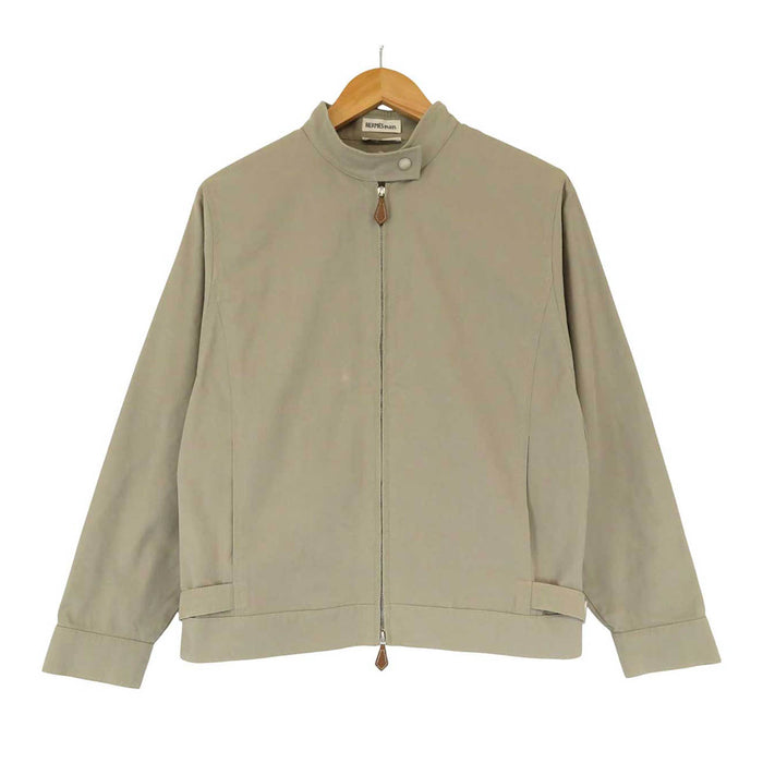 HERMES 
マルジェラ期 ジップアップ 
セリエボタン コットン ブルゾン
