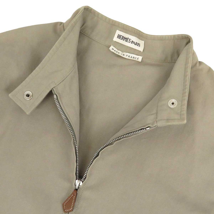 HERMES 
マルジェラ期 ジップアップ 
セリエボタン コットン ブルゾン