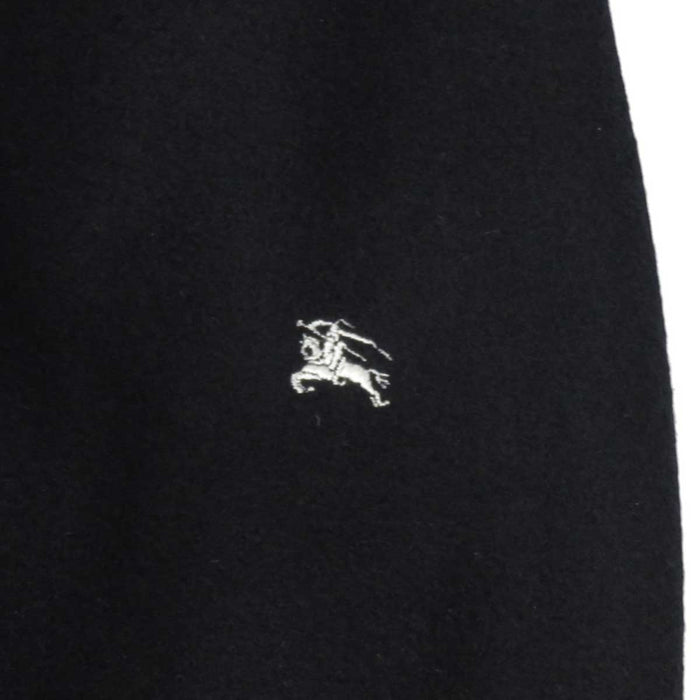 BURBERRY 
裏地チェック ロゴ 
メタルボタン ウール コート 
BLACK LABEL