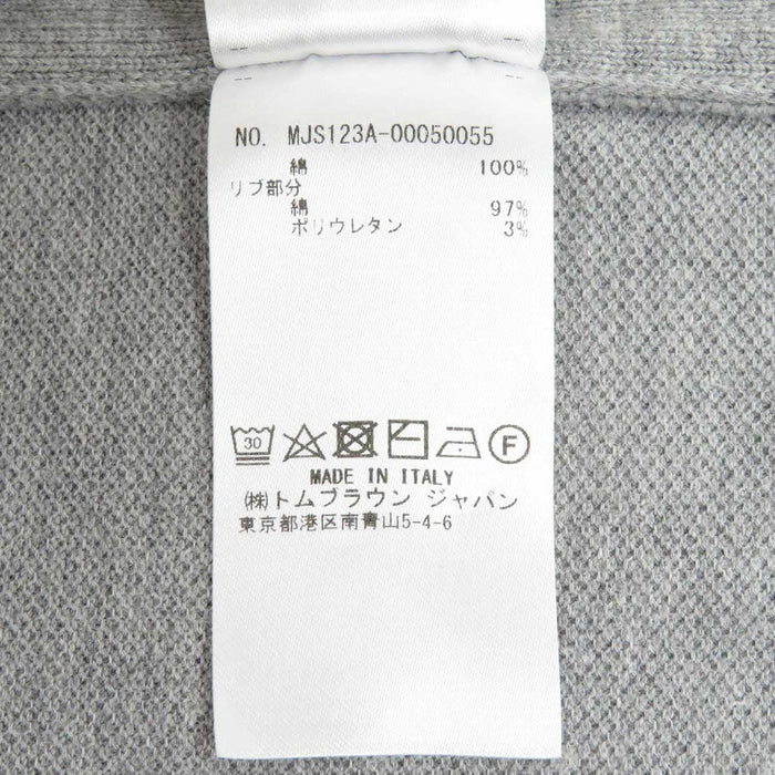 THOM BROWNE 
クルーネック コットン 
4BAR Tシャツ