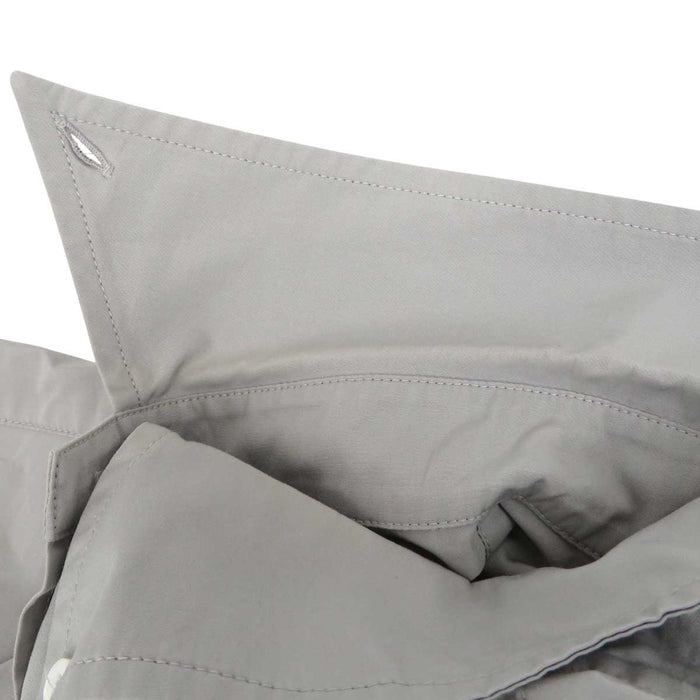 MIUMIU 
クロップド カットオフ 刺繍 コットン 
ロゴ ポプリン シャツ