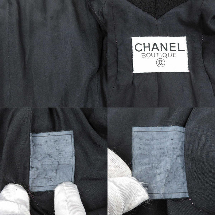 CHANEL 
COCO CC ココボタン 
ココマーク ノーカラー ジャケット