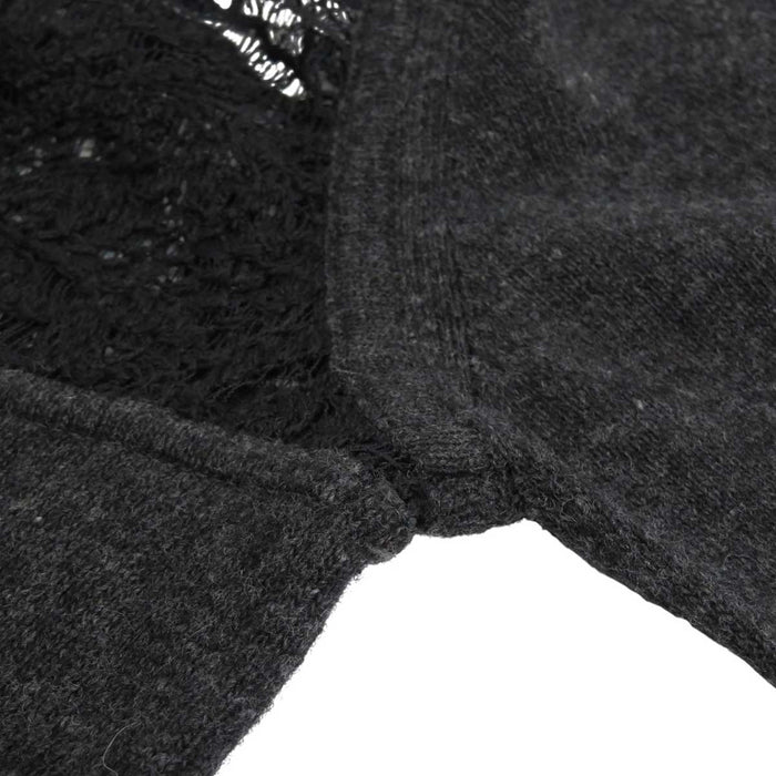 VALENTINO 
ウール カシミヤ 
透かし編み 切替 カーディガン 
VALENTINO ROMA