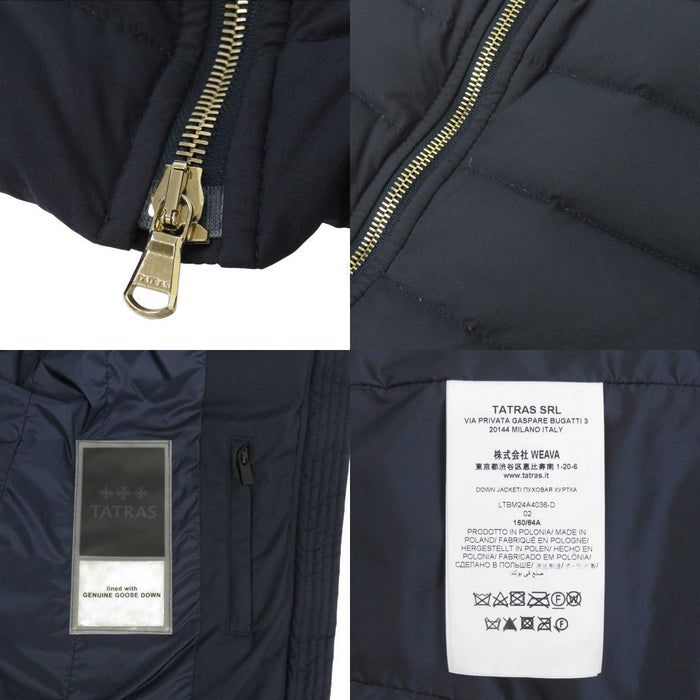 TATRAS 
Toppa Doppia Cerniera Cappuccio Nylon 
Giacca Imbottita