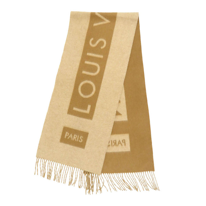 LOUIS VUITTON 
LV frangia 
logo sciarpa in cashmere
