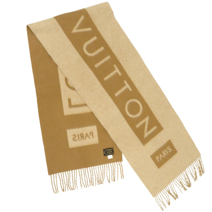 LOUIS VUITTON 
LV frangia 
logo sciarpa in cashmere