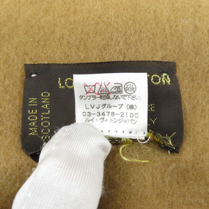 LOUIS VUITTON 
LV frangia 
logo sciarpa in cashmere