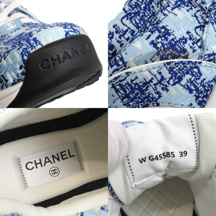CHANEL 
COCO CC ロゴ ツイード 
ココマーク ファブリック スニーカー