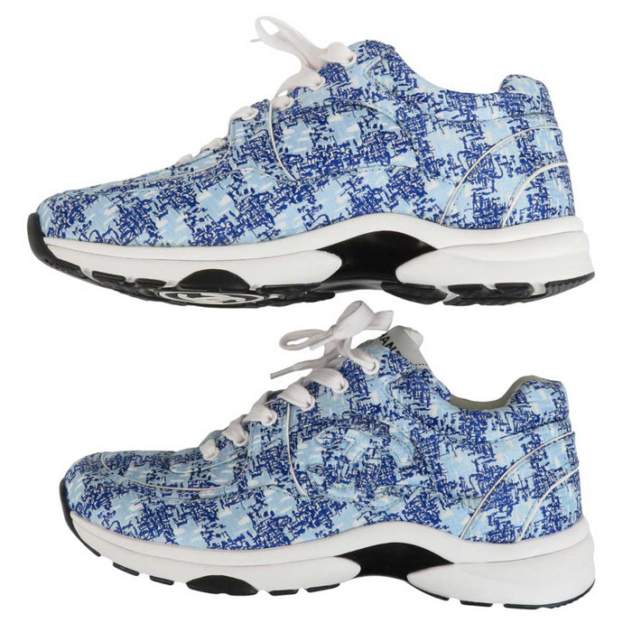 CHANEL 
COCO CC ロゴ ツイード 
ココマーク ファブリック スニーカー