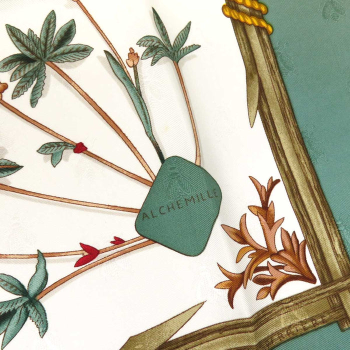 HERMES 
Sciarpa grande in seta 
Carré 90 Herbier de Gavarnie Fiori pressati della valle di Gavarnie