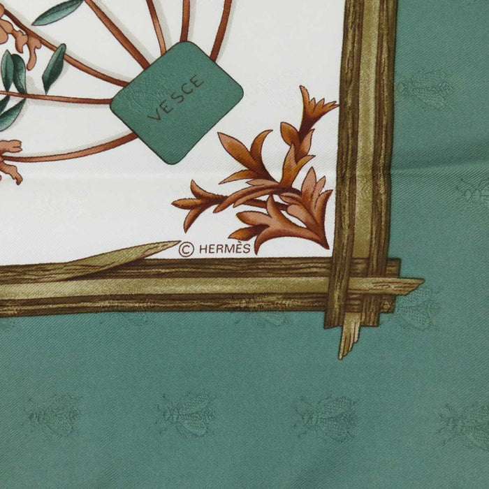 HERMES 
Sciarpa grande in seta 
Carré 90 Herbier de Gavarnie Fiori pressati della valle di Gavarnie