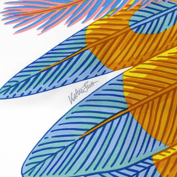 HERMES 
カレ140 シルク 鳥 
カレジェアン TOUCANS DE PARADIS 楽園のオオハシ