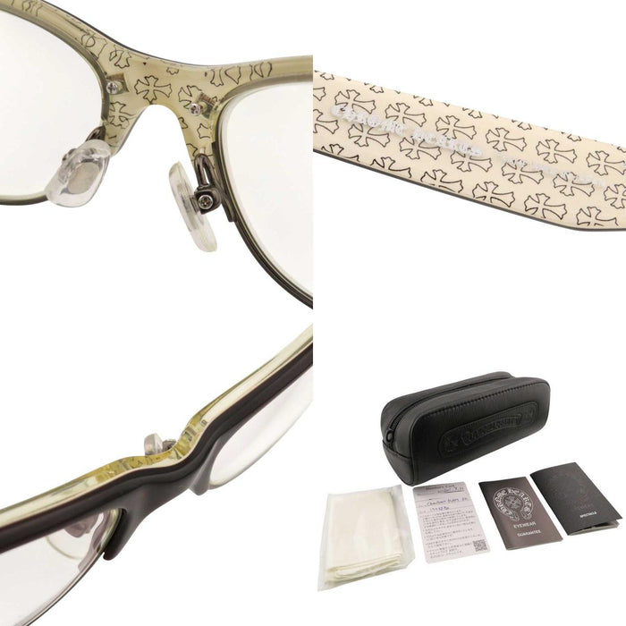 CHROME HEARTS 
Occhiali motivo a fiore croce 
LOVE GLOVE occhiali