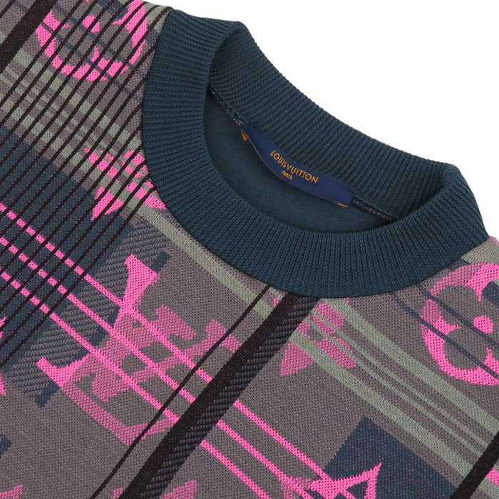 LOUIS VUITTON 
LV コットン リブ HKY75WZRW 
モノグラム ジャガード スウェット