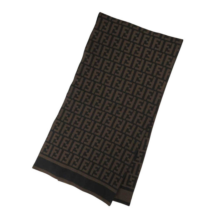 FENDI 
FF ウール 
ズッカ柄 マフラー