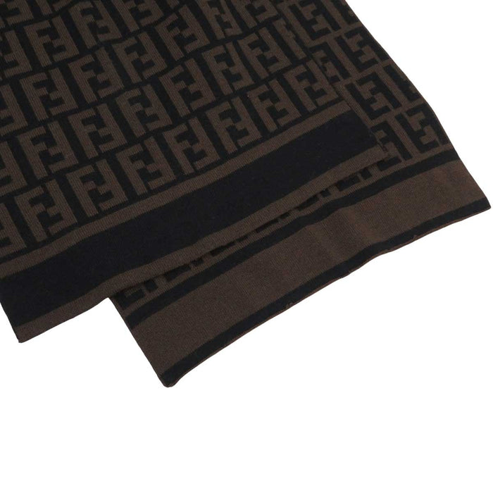 FENDI 
FF ウール 
ズッカ柄 マフラー